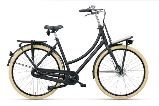 Batavus PACKD 7 Dames 7 Zwart mat Batavus PACKD 7 Dames 7 Zwart mat
