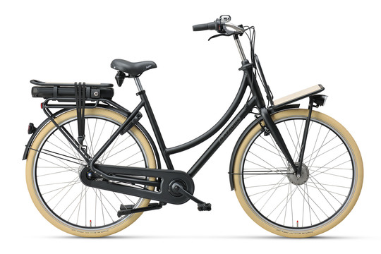 Batavus PACKD E-go® Flex accu Dames 7 Zwart mat Batavus PACKD E-go® Flex accu Dames 7 Zwart mat