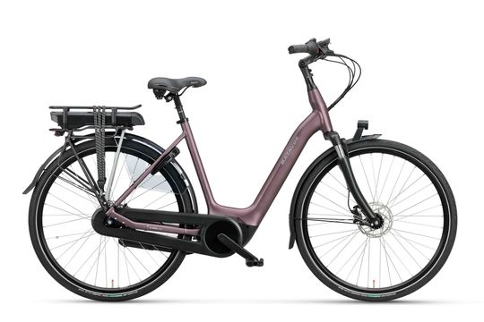 Batavus Finez E-go Active Plus Flex accu Lage instap 7 Sangria-mat