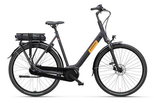 Batavus Altura E-go Bes3 Flex accu Lage instap 7 Zwart