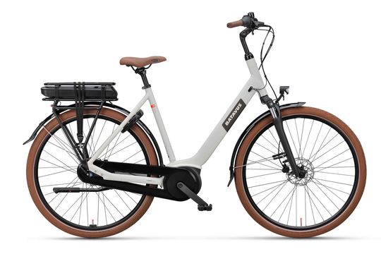 Batavus Altura E-go Plus Bes3 Flex accu Lage instap 7 Lichtgrijs