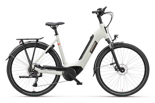 Batavus Altura E-go Power Sport BES3 Incl. 500wh Lage instap 10 Lichtgrijs