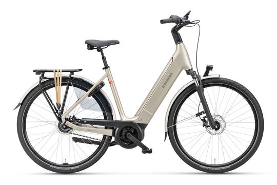 Batavus Finez E-go Power Exclusive Bes3 Flex accu Lage instap 8 Champagne Goud glans