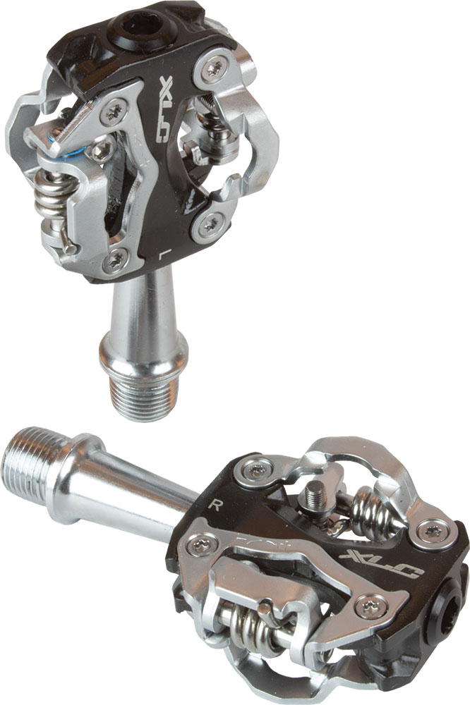 PEDAAL XLC ATB SPD DUBBEL ALM ZW/ZI STEL PDS15