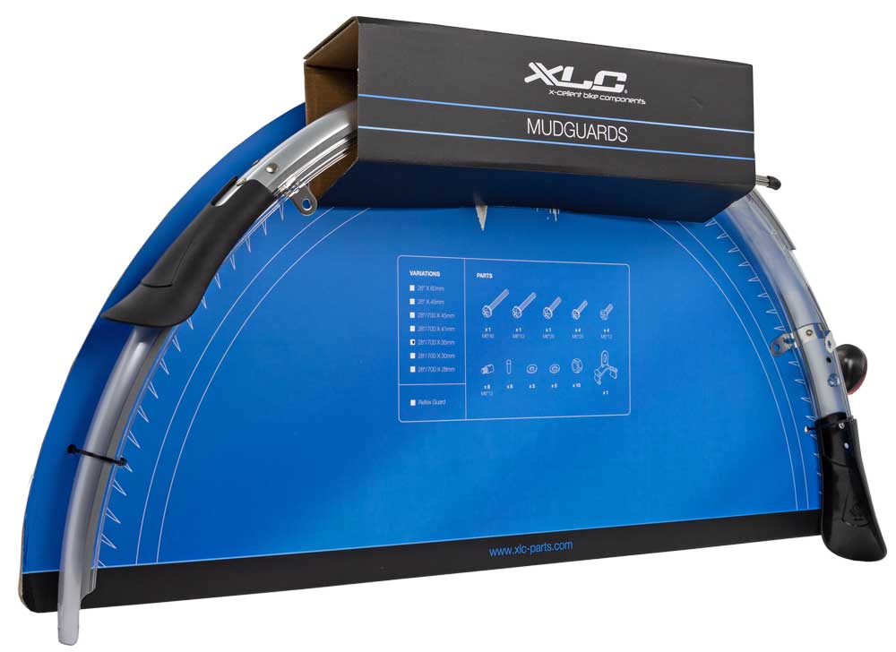SPATBORDSET XLC 28 TOUR/TREKKING PVC 35MM ZI