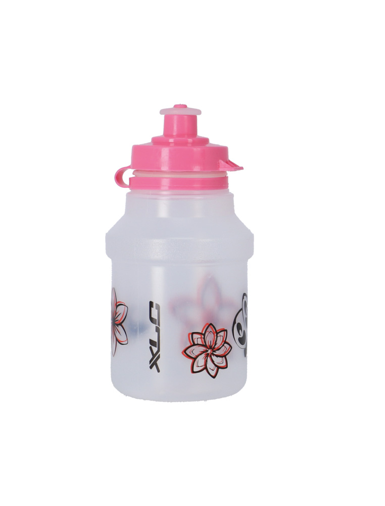 BIDON XLC KIDS M/HOUDER 350ML FLOWERS WBK14