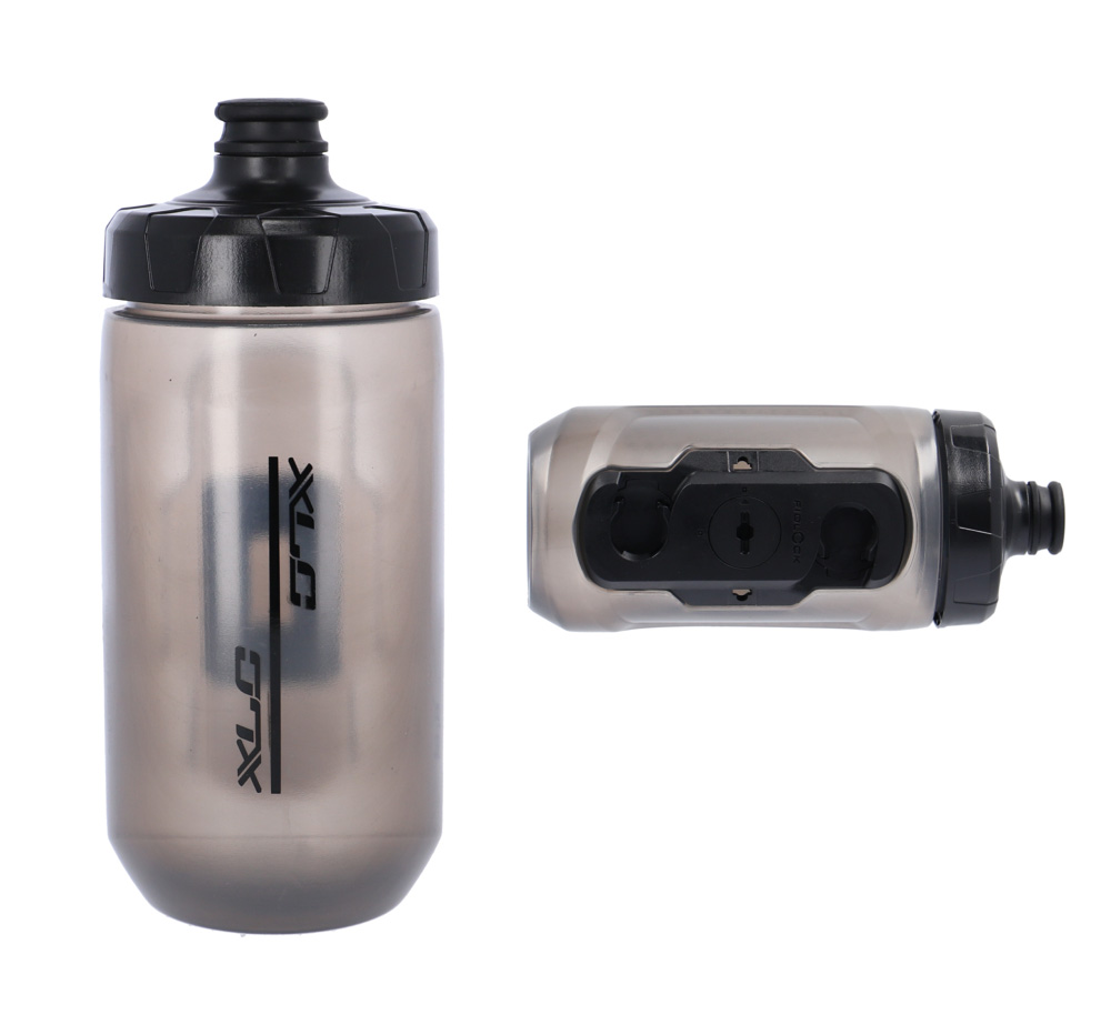 BIDON XLC FIDLOCK M/ADAPT 450ML GRY WBK16