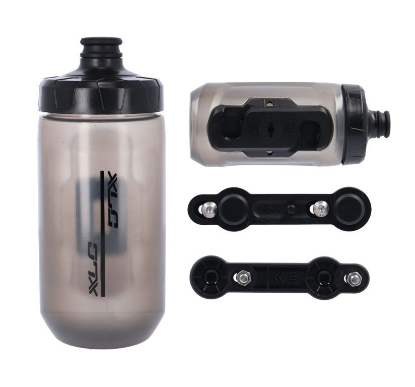 BIDON XLC FIDLOCK BIKE BASE 450ML TRANS WBK06