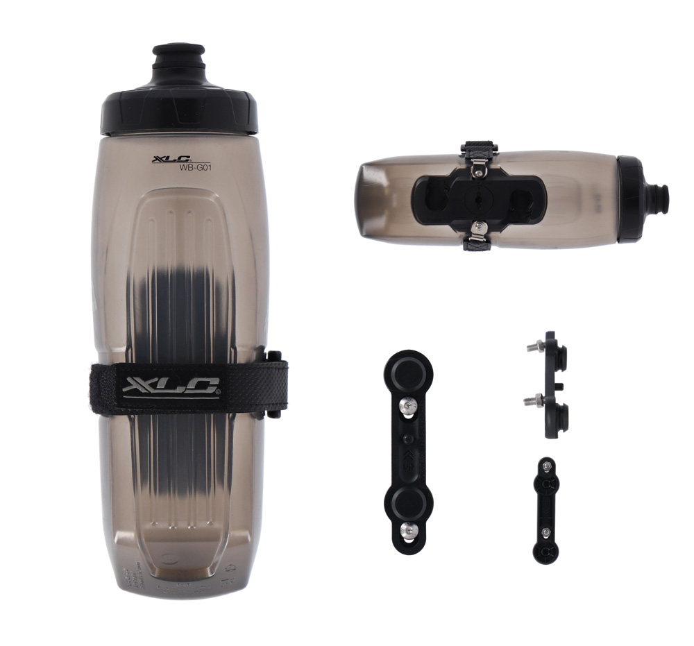 BIDON XLC FIDLOCK M/ADAPT 700ML TRANS WBK15