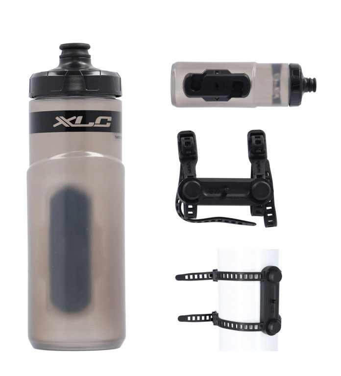 BIDON XLC FIDLOCK UNI BASE 600ML TRANS WBK07