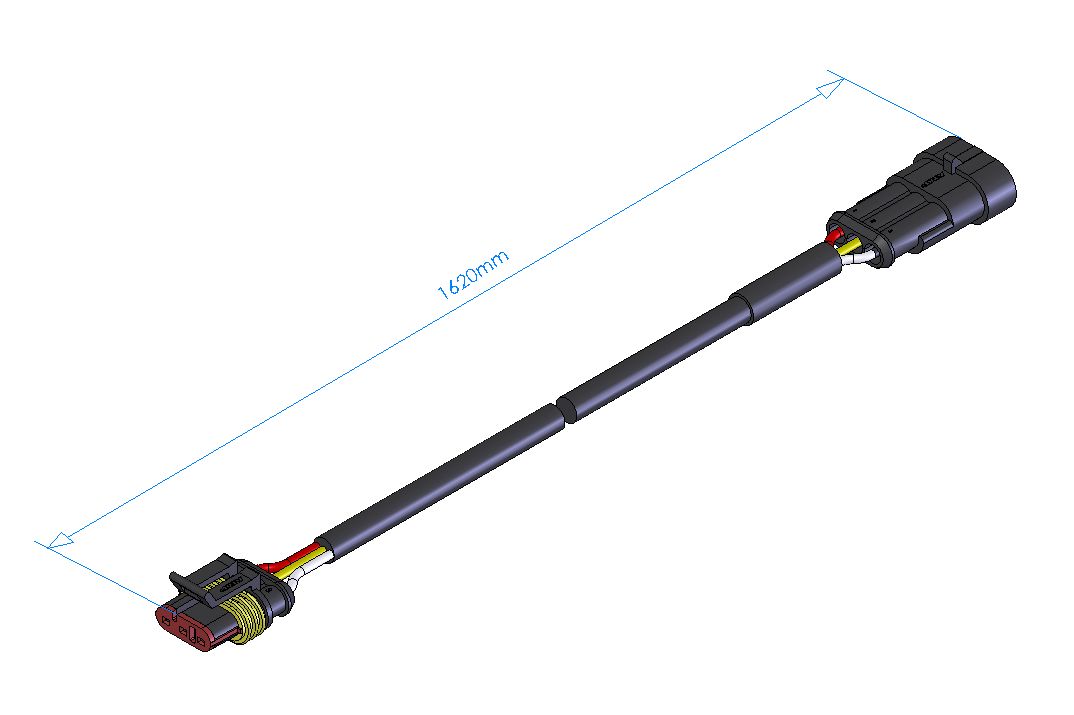 EBP KABELBOOM ION MOTOR WIEL V AMP 1620MM