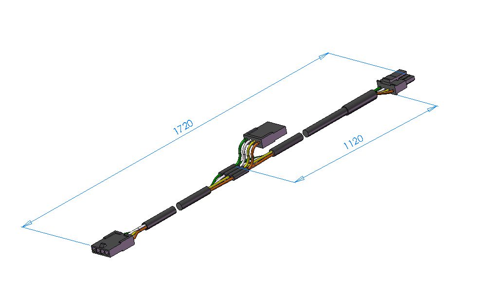 EBP KABELBOOM ION TMMA/CU3 MOLEX 1620MM