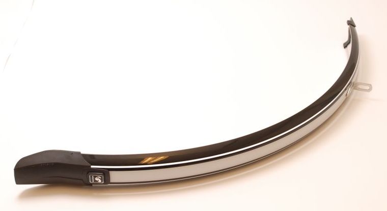 SPATBORD VOOR ANP 28 SKS 45MM  ZWART M/WITTE BIES