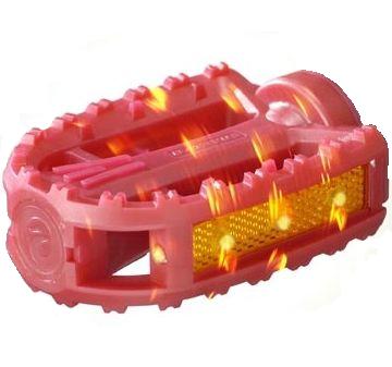 ANP PEDAAL KIND M/LED PVC ROZE FP12Y