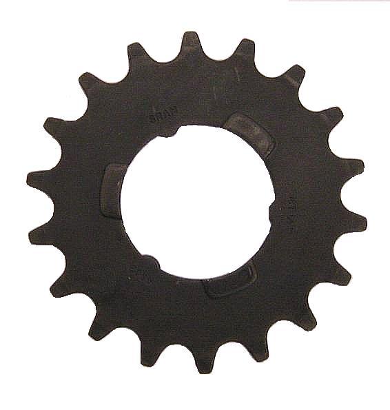 KETTINGWIEL FIETS 18T VLAK 1/2 / 3/32 SRAM ZW