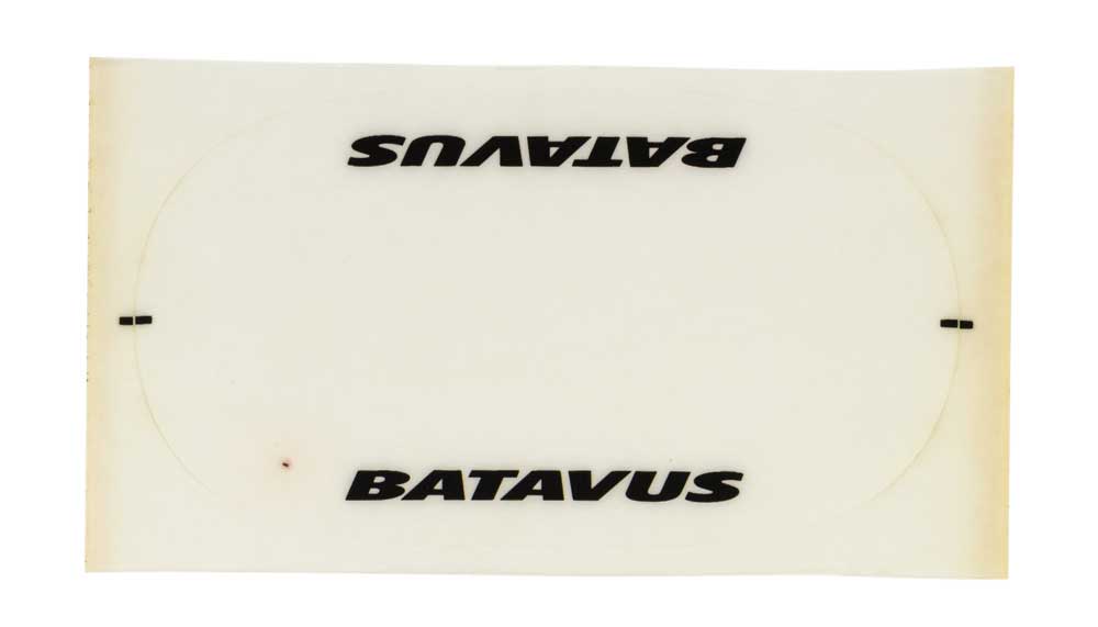 INSTAP BESCHERM STICKER BAT 9X5MM TRANSPARANT