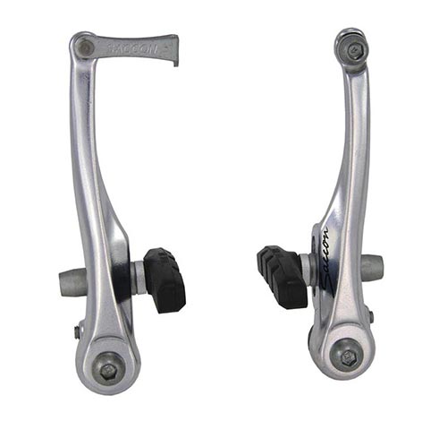 REM SET V BRAKE SACCON ZILVER