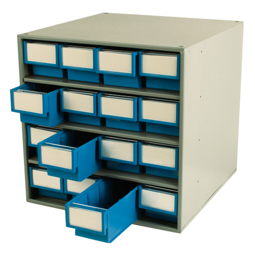 GRS SUPER SPAKENKAST 16VAKS 40X40X40CM