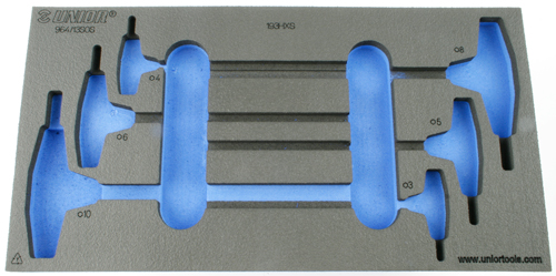 GRS UNIOR INLAY FOAM INBUSSET BOLKOP T MODEL LEEG