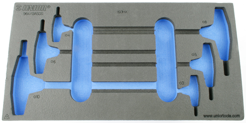 GRS UNIOR INLAY FOAM INBUSSET T MODEL LEEG