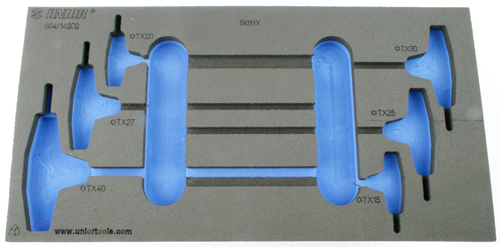 GRS UNIOR INLAY FOAM TORXSET T MODEL LEEG