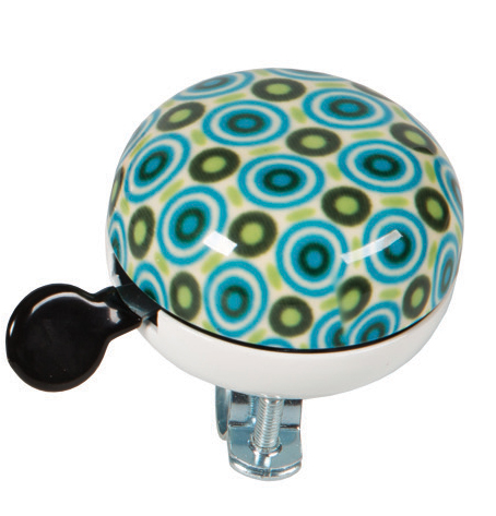 BEL XLC DING DONG 60MM RETRO BLAUW/GROEN