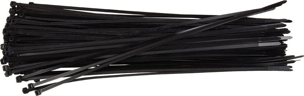 KABELBINDERS 4.8X390 ZWART ZAK A 100
