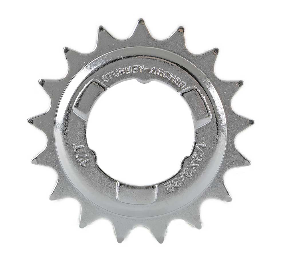 ANP KETTINGWIEL FIETS 17T DOORGEZET