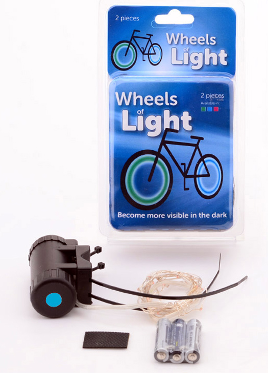 VERLICHTING WIEL LED BATT BL SET A 2