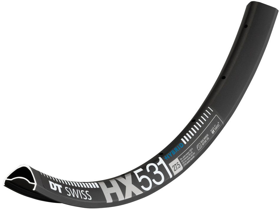 VELG 27.5 DT HX531 ALM HYBRID ZW 28/14 35.0MM DB