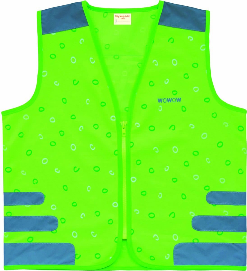 VEST WW NUTTY REFLECTIE KIND GROEN S