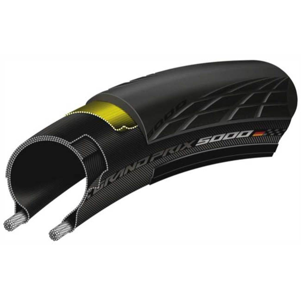 Photo - Pneu Continental Grand Prix 5000 Vectran Breaker 32-622 700 x 32