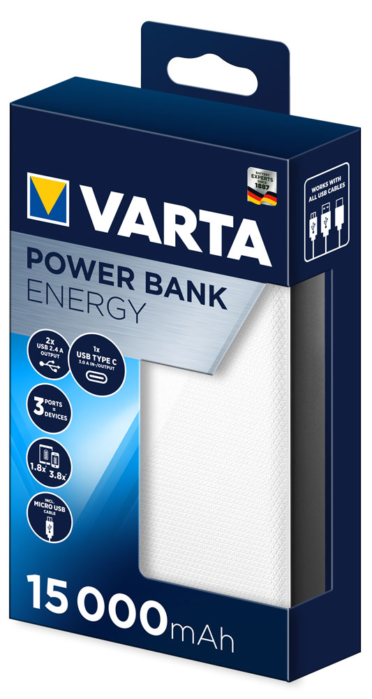 VARTA POWER BANK ENERGY 15000 WI
