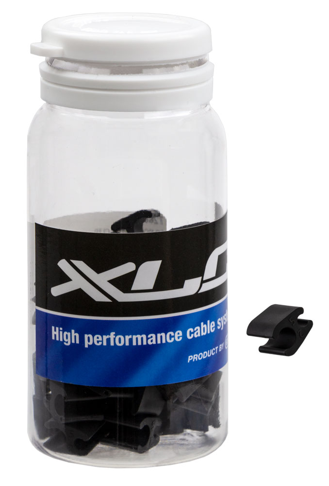 KABED XLC DUO KABELCLIP PVC 5.0/2.5MM ZW POT A 50