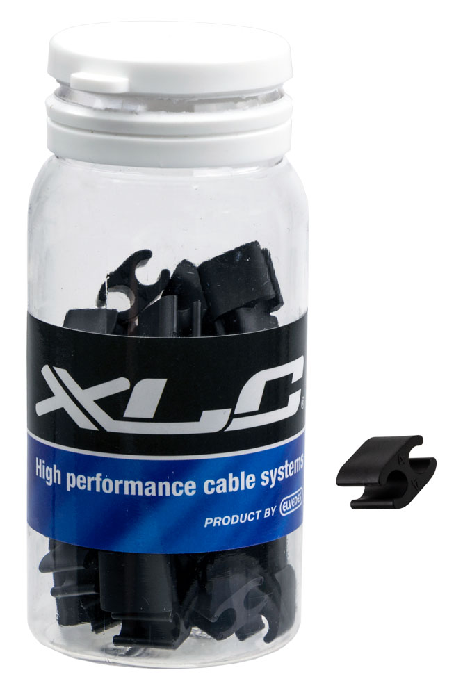KABED XLC DUO KABELCLIP PVC 4.1/4.1MM ZW POT A 50