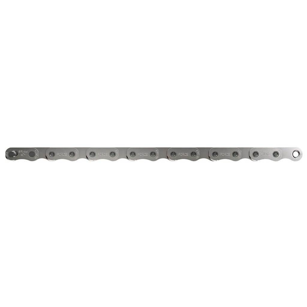 Photo - Chaine Sram Force D1 12V 11/128 Flattop SolidPin Zilver 120 Sch.