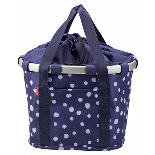 MANDTAS KLICKFIX BIKEBASKET SPOTS NAVY 15L