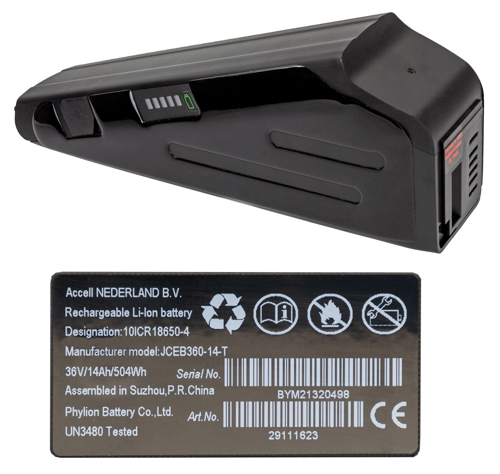 BATT.PAKK EMOTION-RDT 36V 500WH V3 M/STICKER SERV
