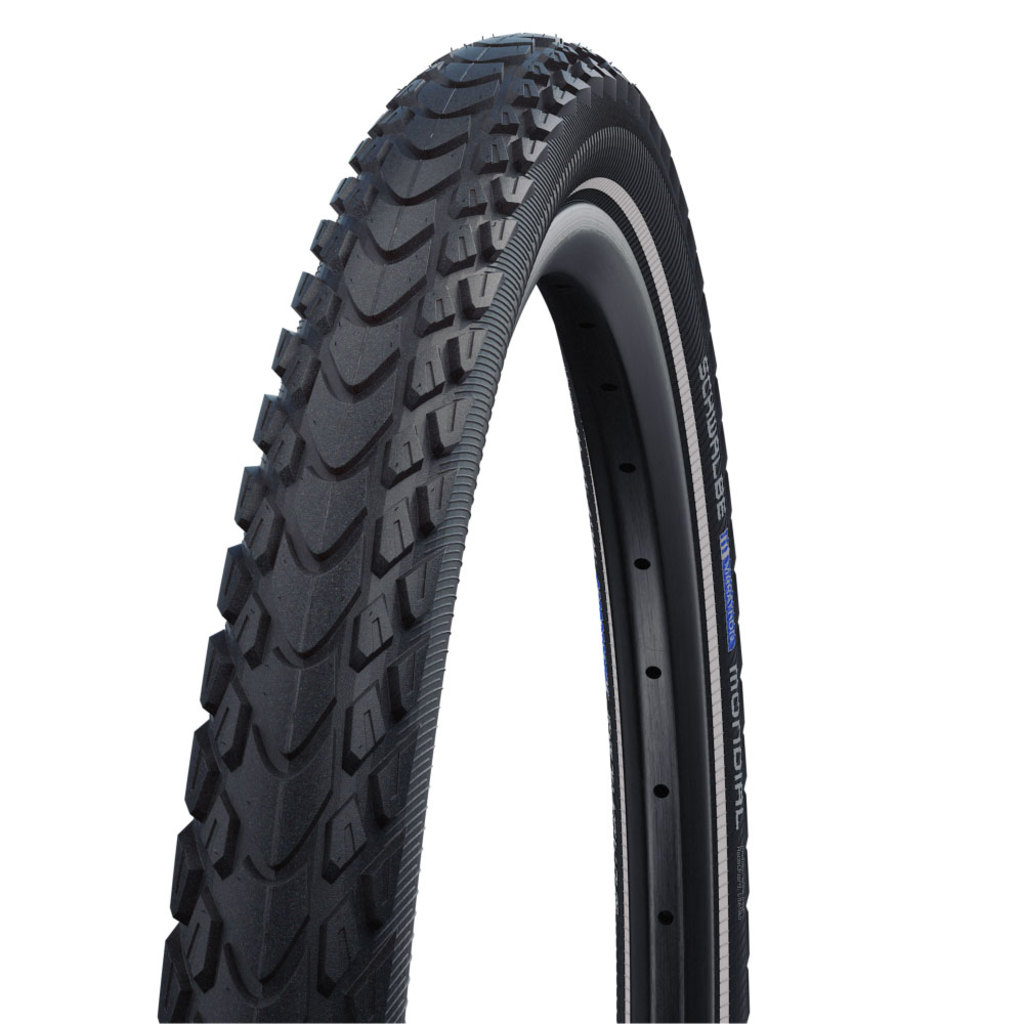 Schwalbe Marathon mondial - wired - addix - raceguard - 28x2.00 - black + reflex