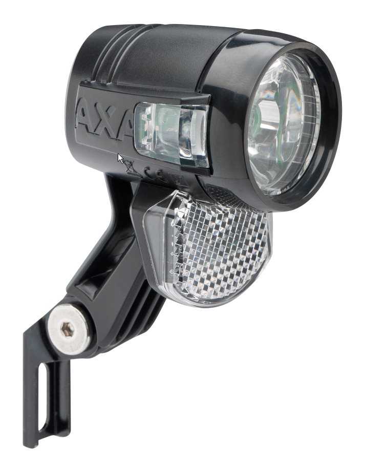 KOPLAMP AXA BLUELINE 30T MET BEUGEL ZW